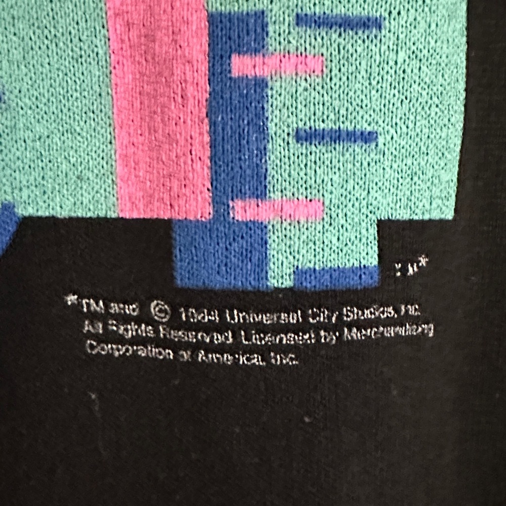 Miami Vice TV Series women rare vintage 1984 sweatshirt from Universal Studios - Picture 2 of 9